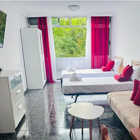 Cozy 2-bed & Sofa-bed - Pool Wifi Pets Lejlighed Los Cristianos (Tenerife)